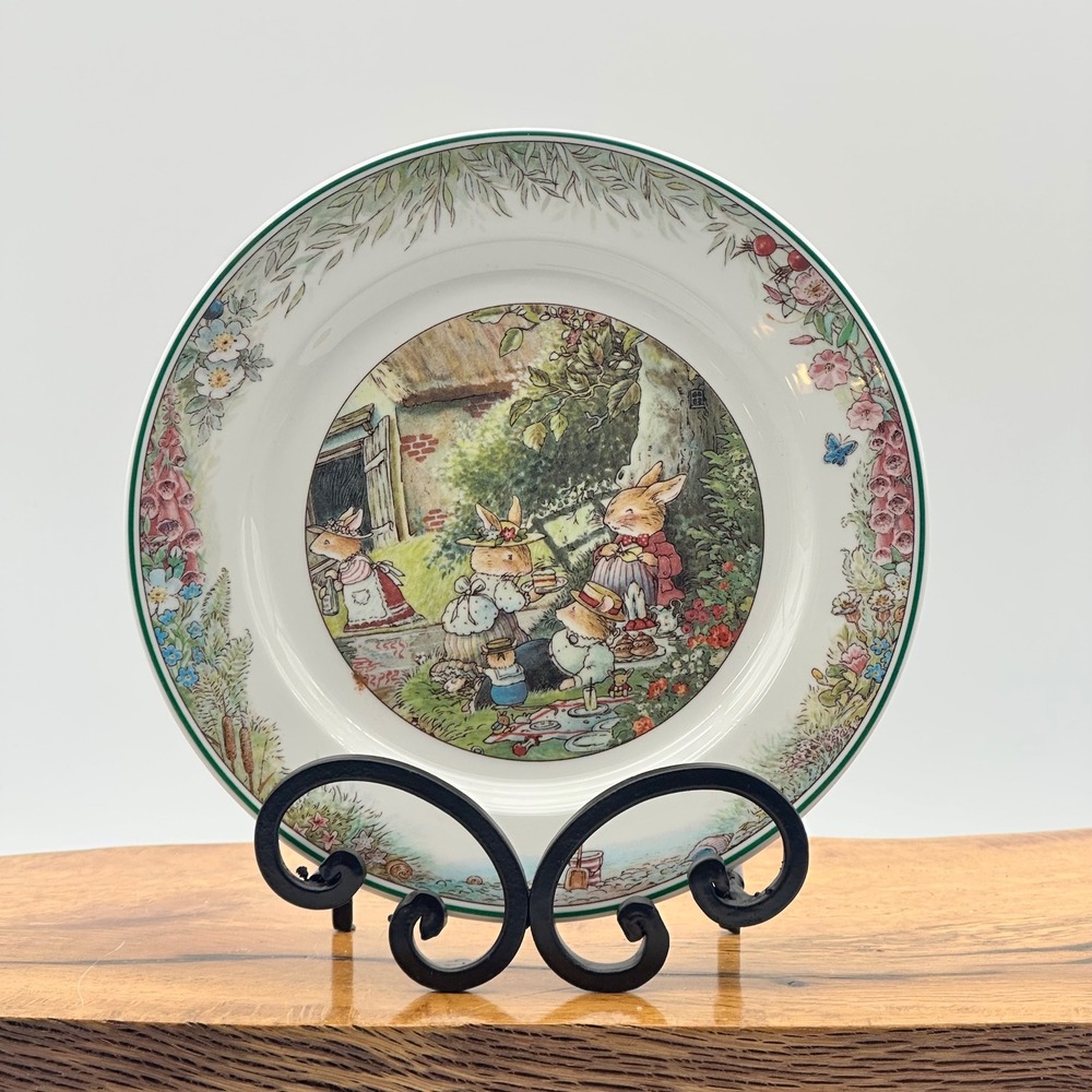 Villeroy & Boch Foxwood Tales Plate Brian Paterson 1994 Picnic 6.5 in Luxembourg